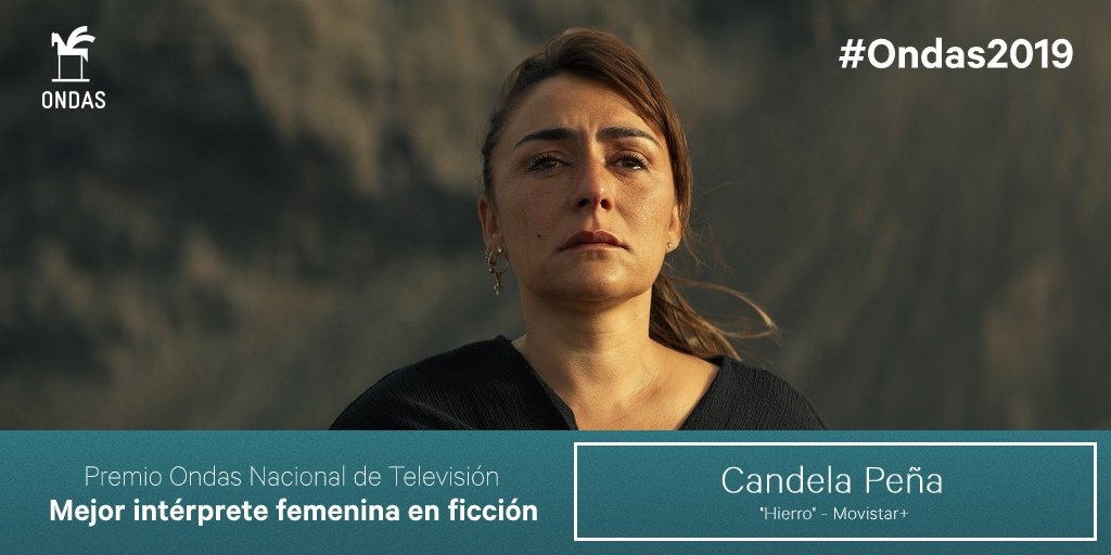 Candela Peña, mejor interprete femenina en ficción.
