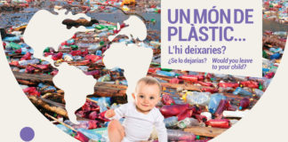 Exposición 'Menos plástico, más vida'.