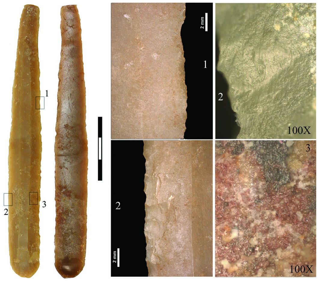La hoja de sílex más larga (13 cm) del Neolítico Medio encontrada en el NE peninsular, en Gavà.