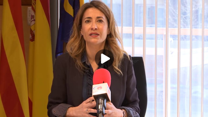 Declaración institucional de la alcaldesa de Gavà (vídeo abajo).