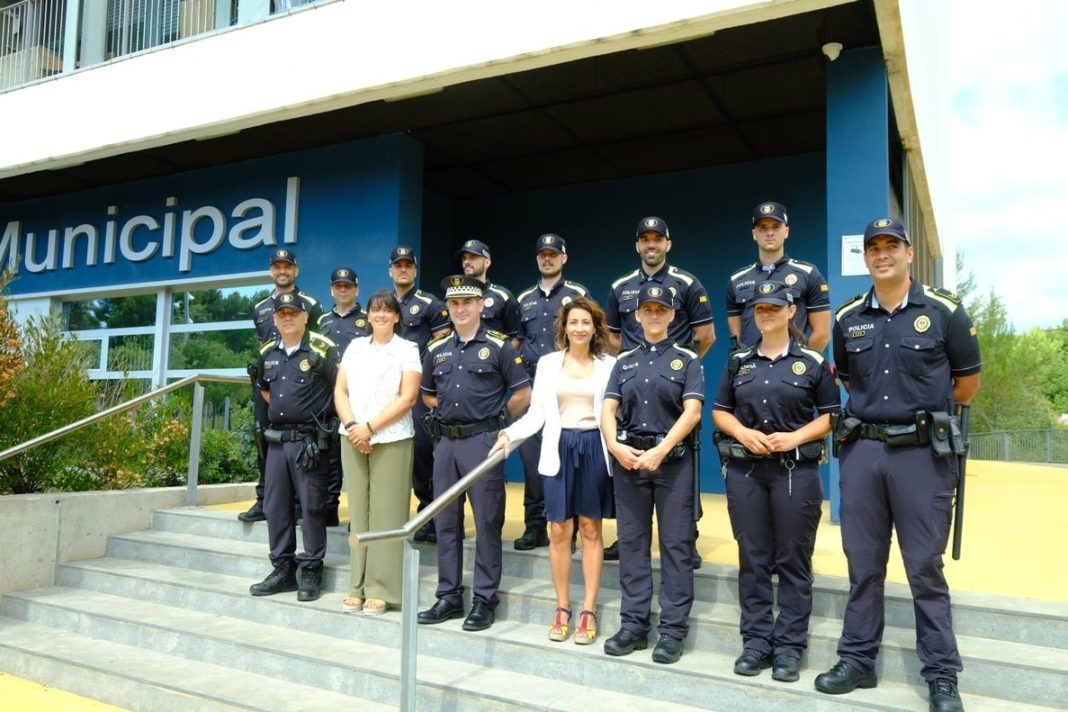 Agentes de la Policía Municipal de Gavà. Foto: Ayuntamiento de Gavà.